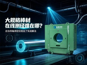 棒材管材外径检测设备 四轴同步测径仪 量程自动可调 现货供应