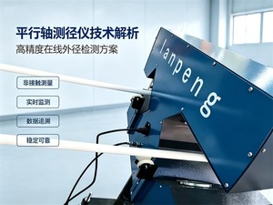 线缆在线平行轴测径仪:蓝鹏DG系列闭环控制外径检测