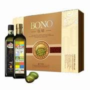 原装意大利进口包诺特级初榨橄榄油礼盒装 PDO500ML+有机500ML