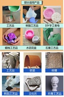 HT-LY68液态硅胶，翻模石膏树脂工艺品