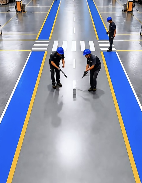 南京道路划线njdzjtgc-2027达尊厂区目视化管理概怳