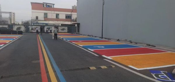 南京道路划线-njdzjt-2027停车场划线