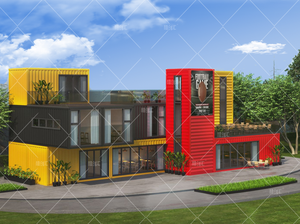 酷创汇专业定制集装箱建筑，集装箱酒吧