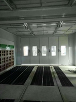 邹平伟航优质汽车烤漆房汽车喷漆房无泵水幕活性炭环保箱