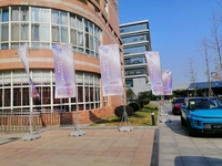 武汉注水道旗出租,武汉广告旗杆、刀旗、路旗租赁