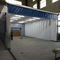 大型伸缩移动式喷漆房定制