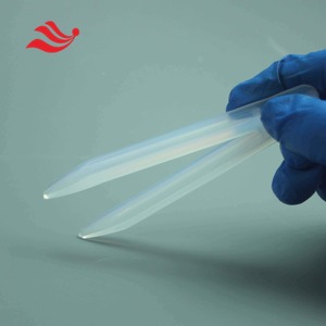 石油化工半导体用PFA镊子耐腐蚀聚四氟乙烯镊子100mm