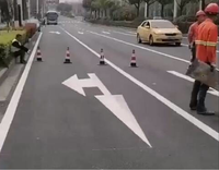 南京道路标线 热熔车位线  南京海博交通工程有限公司