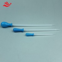 PFA移液管10ml标刻度耐腐蚀PFA材质吸管5ml胶帽式移液器