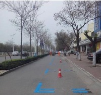 南京道路划线-黄的、白的、蓝的停车位标线区别在哪里?