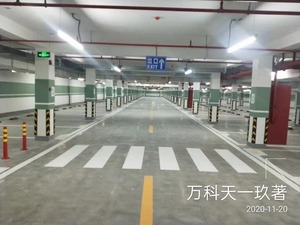 南京道路划线-买地下车库停车场车位位置在哪好
