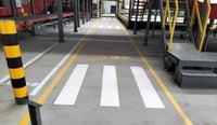 南京工厂车间黄黑斑马线的具体标准-达尊道路划线