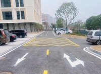 南京道路划线-目赏工厂厂区禁停网格线划线