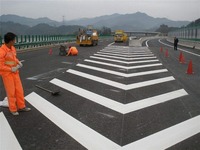 道路标线工程施工具体方法-南京标龙交通工程服务部