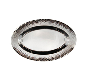 不锈钢花纹蛋形碟