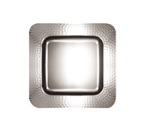 不锈钢花纹方形碟