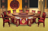 皇家红珍珠电动餐桌